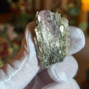 Raw watermelon tourmaline mineral specimen